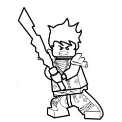 Dibujo para colorear: Ninja (Personajes de Fantasía y Aventura) #148330 - Dibujos para Colorear e Imprimir Gratis