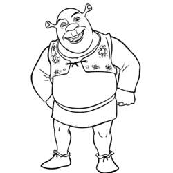 Dibujos para colorear: Ogro - Dibujos para Colorear e Imprimir Gratis