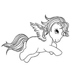 Dibujos para colorear: Pegaso - Dibujos para Colorear e Imprimir Gratis