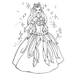 Dibujos para colorear: Princesa - Dibujos para Colorear e Imprimir Gratis