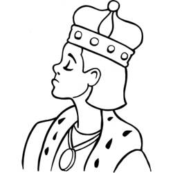 Dibujos para colorear: Rey - Dibujos para Colorear e Imprimir Gratis