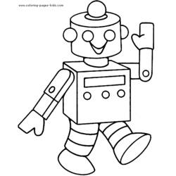 Dibujo para colorear: Robot (Personajes de Fantasía y Aventura) #106564 - Dibujos para Colorear e Imprimir Gratis