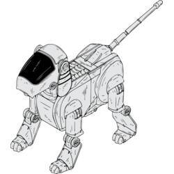 Dibujo para colorear: Robot (Personajes de Fantasía y Aventura) #106633 - Dibujos para Colorear e Imprimir Gratis