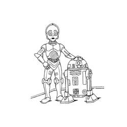 Dibujo para colorear: Robot (Personajes de Fantasía y Aventura) #106658 - Dibujos para Colorear e Imprimir Gratis