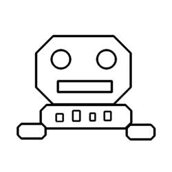 Dibujo para colorear: Robot (Personajes de Fantasía y Aventura) #106694 - Dibujos para Colorear e Imprimir Gratis