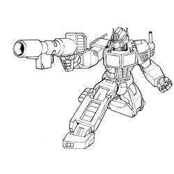 Dibujo para colorear: Robot (Personajes de Fantasía y Aventura) #106700 - Dibujos para Colorear e Imprimir Gratis