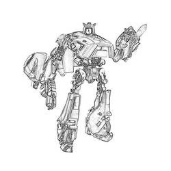 Dibujo para colorear: Robot (Personajes de Fantasía y Aventura) #106742 - Dibujos para Colorear e Imprimir Gratis