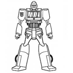 Dibujo para colorear: Robot (Personajes de Fantasía y Aventura) #106758 - Dibujos para Colorear e Imprimir Gratis