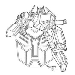 Dibujo para colorear: Robot (Personajes de Fantasía y Aventura) #106776 - Dibujos para Colorear e Imprimir Gratis