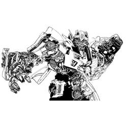 Dibujo para colorear: Robot (Personajes de Fantasía y Aventura) #106834 - Dibujos para Colorear e Imprimir Gratis