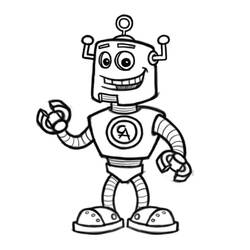 Dibujo para colorear: Robot (Personajes de Fantasía y Aventura) #106838 - Dibujos para Colorear e Imprimir Gratis