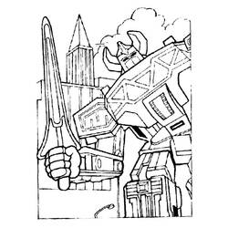 Dibujo para colorear: Robot (Personajes de Fantasía y Aventura) #106872 - Dibujos para Colorear e Imprimir Gratis