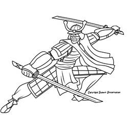 Dibujos para colorear: Samurai - Dibujos para Colorear e Imprimir Gratis
