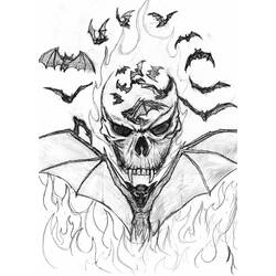 Dibujos para colorear: Vampiro - Dibujos para Colorear e Imprimir Gratis