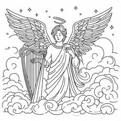 Dibujo Ángel (Personajes) #203793 para imprimir y colorear