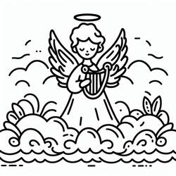 Dibujo Ángel (Personajes) #203794 para imprimir y colorear