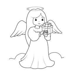 Dibujo Ángel (Personajes) #203800 para imprimir y colorear
