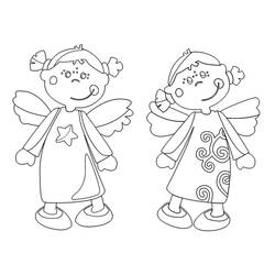 Dibujo Ángel (Personajes) #203829 para imprimir y colorear