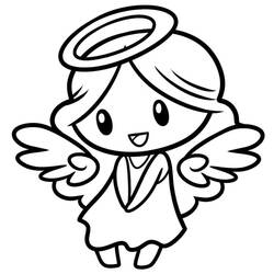 Dibujo Ángel (Personajes) #203830 para imprimir y colorear