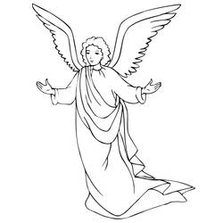 Dibujo Ángel (Personajes) #203832 para imprimir y colorear