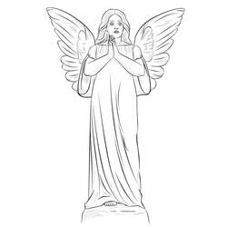 Dibujo Ángel (Personajes) #203833 para imprimir y colorear