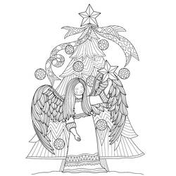 Dibujo Ángel (Personajes) #203835 para imprimir y colorear