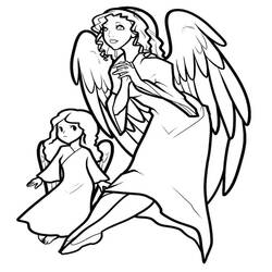 Dibujo Ángel (Personajes) #203837 para imprimir y colorear