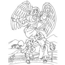 Dibujo Ángel (Personajes) #203848 para imprimir y colorear