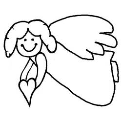 Dibujo para colorear: Angel (Personajes) #86255 - Dibujos para Colorear e Imprimir Gratis