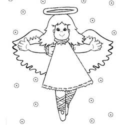 Dibujo para colorear: Angel (Personajes) #86299 - Dibujos para Colorear e Imprimir Gratis