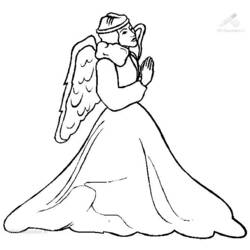 Dibujo para colorear: Angel (Personajes) #86323 - Dibujos para Colorear e Imprimir Gratis