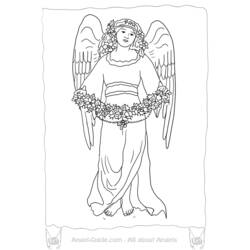 Dibujo para colorear: Angel (Personajes) #86332 - Dibujos para Colorear e Imprimir Gratis