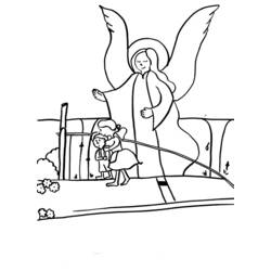 Dibujo para colorear: Angel (Personajes) #86403 - Dibujos para Colorear e Imprimir Gratis