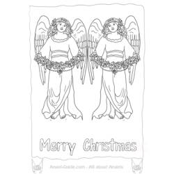 Dibujo para colorear: Angel (Personajes) #86419 - Dibujos para Colorear e Imprimir Gratis