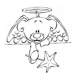 Dibujo para colorear: Angel (Personajes) #86426 - Dibujos para Colorear e Imprimir Gratis