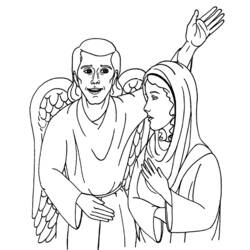 Dibujo para colorear: Angel (Personajes) #86449 - Dibujos para Colorear e Imprimir Gratis