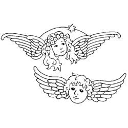 Dibujo para colorear: Angel (Personajes) #86452 - Dibujos para Colorear e Imprimir Gratis