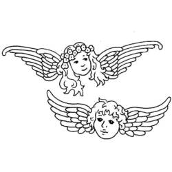 Dibujo para colorear: Angel (Personajes) #86456 - Dibujos para Colorear e Imprimir Gratis