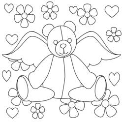 Dibujo para colorear: Angel (Personajes) #86457 - Dibujos para Colorear e Imprimir Gratis