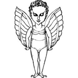 Dibujo para colorear: Angel (Personajes) #86473 - Dibujos para Colorear e Imprimir Gratis