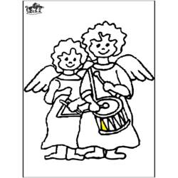 Dibujo para colorear: Angel (Personajes) #86512 - Dibujos para Colorear e Imprimir Gratis