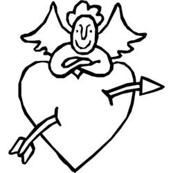 Dibujo para colorear: Angel (Personajes) #86530 - Dibujos para Colorear e Imprimir Gratis