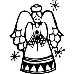 Dibujo para colorear: Angel (Personajes) #86541 - Dibujos para Colorear e Imprimir Gratis