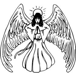 Dibujo para colorear: Angel (Personajes) #86546 - Dibujos para Colorear e Imprimir Gratis