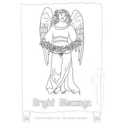 Dibujo para colorear: Angel (Personajes) #86570 - Dibujos para Colorear e Imprimir Gratis