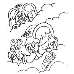 Dibujo para colorear: Angel (Personajes) #86579 - Dibujos para Colorear e Imprimir Gratis