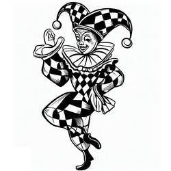 Dibujo Arlequín (Personajes) #190062 para imprimir y colorear