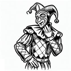 Dibujo Arlequín (Personajes) #190064 para imprimir y colorear