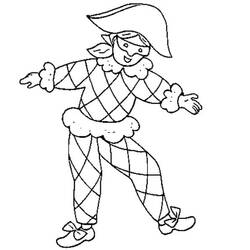 Dibujo Arlequín (Personajes) #190072 para imprimir y colorear