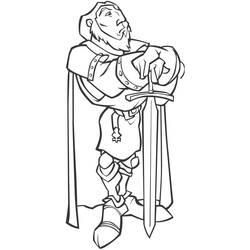 Dibujo Caballero (Personajes) #183376 para imprimir y colorear